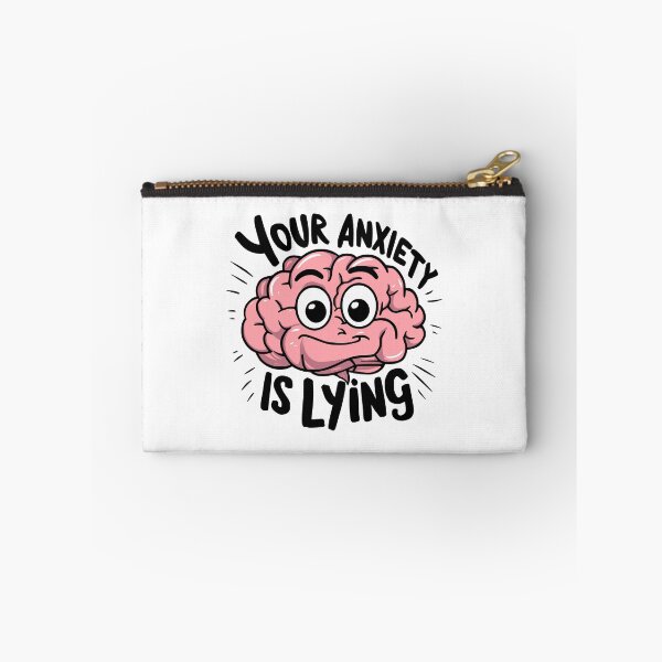 Item preview, Your Anxiety Is Lying! Anxious Cartoon designed and sold by PMCreative.