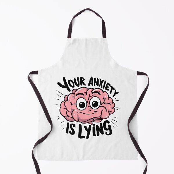 Item preview, Your Anxiety Is Lying! Anxious Cartoon designed and sold by PMCreative.