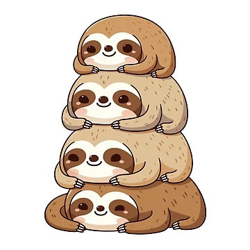 Artwork thumbnail, Stack Sloth by Designowner