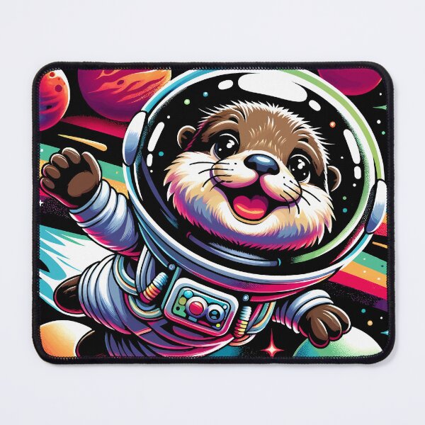 Item preview, Otter Space Explorer - Astronaut Otter in Space designed and sold by nameonshirt.