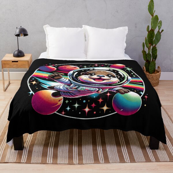 Item preview, Otter Space Explorer - Astronaut Otter in Space designed and sold by nameonshirt.