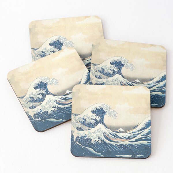 Item preview, The Great Wave off Kanagawa Art Print designed and sold by thaneydesign.