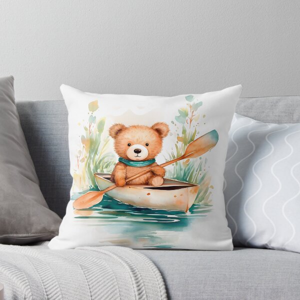 Item preview, Teddy Bear Adventures, Watercolor Art Print designed and sold by URBANBADA.