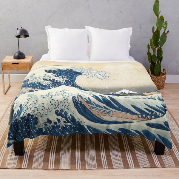 Item preview, The Great Wave off Kanagawa Art Print designed and sold by thaneydesign.