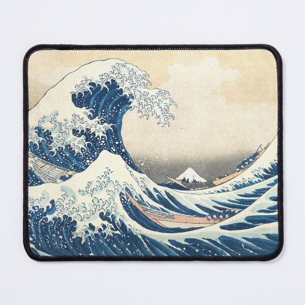 Item preview, The Great Wave off Kanagawa Art Print designed and sold by thaneydesign.