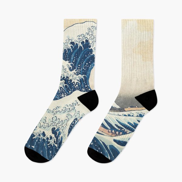 Item preview, The Great Wave off Kanagawa Art Print designed and sold by thaneydesign.