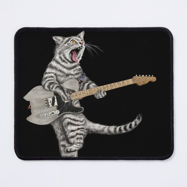 Item preview, Buskers the Electric Guitar Cat designed and sold by oz10.