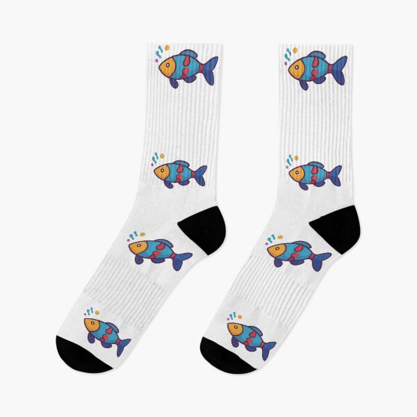 Item preview, Colourful Fish Icon (Whimsical Animals) designed and sold by LeftImpressed.