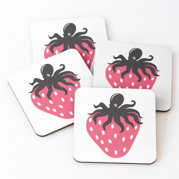 Item preview, Squid, strawberry designed and sold by Tonsala.