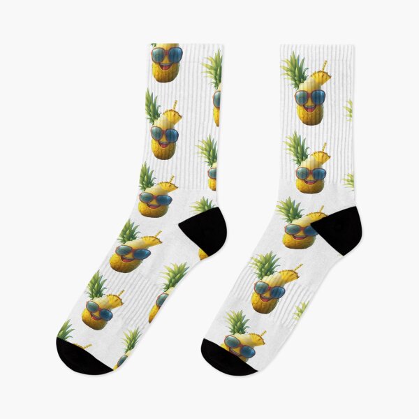Item preview, Pineapple emoticon with summer alone glasses designed and sold by rydercup73.