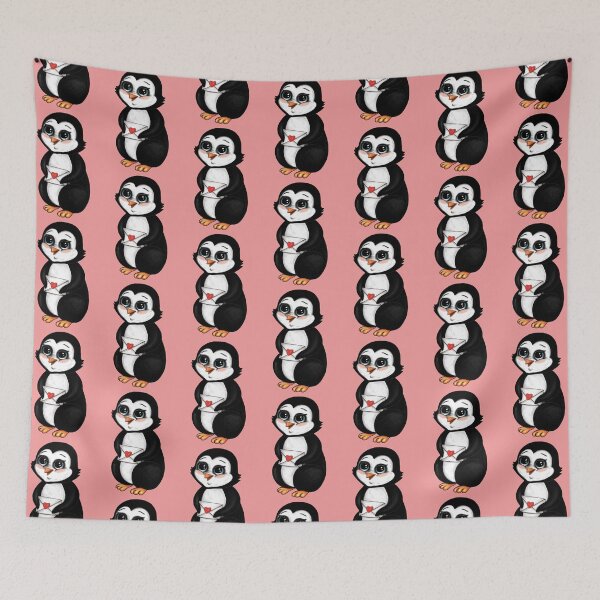 Item preview, Penguin with love letter designed and sold by RalucaIov.
