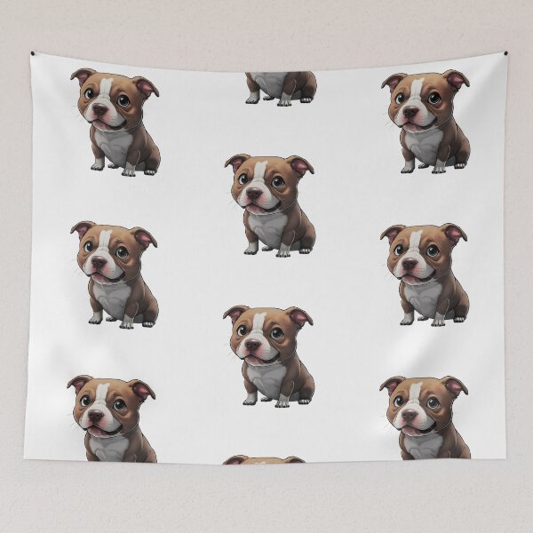 Item preview, Brown Pitbull Puppy designed and sold by SellingWSarah17.