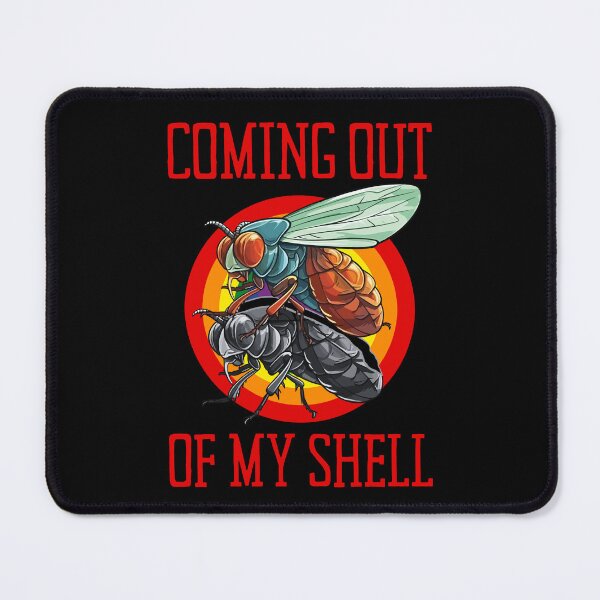 Item preview, Cicadas Summer, Coming Out Of My Shell, Best Gift for Cicada Brood Enthusiast LGBTQ Rainbow Flag Colors designed and sold by Savchuk-Vova.