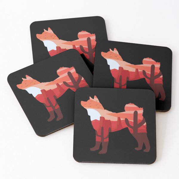 Item preview, American Akita Art Landscape designed and sold by Pati-Design.