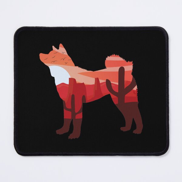 Item preview, American Akita Art Landscape designed and sold by Pati-Design.