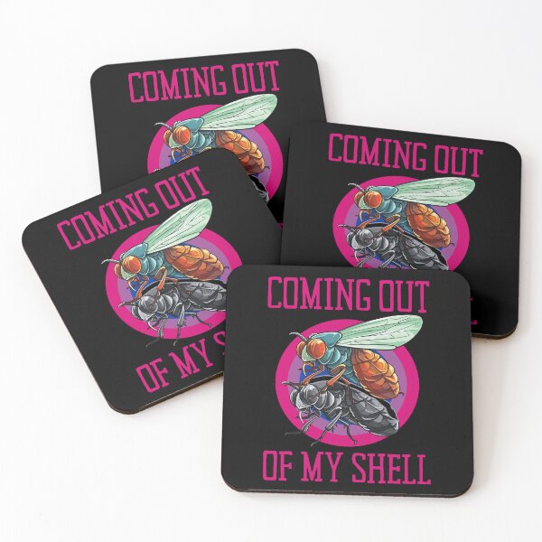 Item preview, Cicadas Summer, Coming Out Of My Shell, Best Gift for Cicada Brood Enthusiast LGBTQ Bisexual Flag Colors designed and sold by Savchuk-Vova.