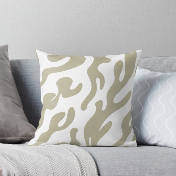 Item preview, Abstract Pastel Curves Pattern in Light Green designed and sold by mieris.