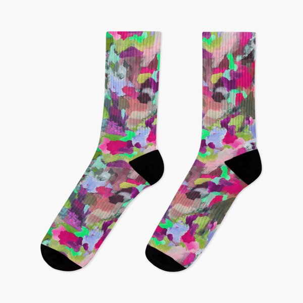 Item preview, Camouflage oil painting green magenta designed and sold by Alessandro Remo Mazzoni Remotextiles.