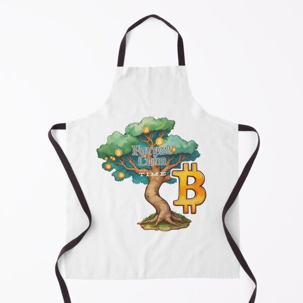 Item preview, ForestCoin, bitcoin time designed and sold by RoseAIArtRhythm.