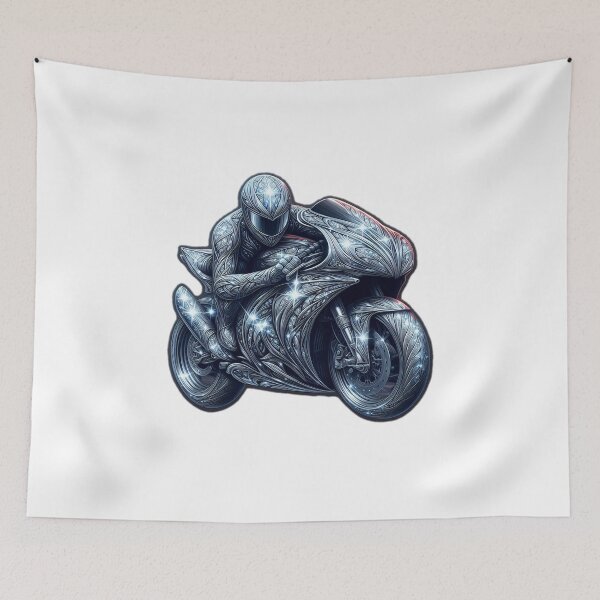 Item preview, Futuristic Motorbike Cyborg designed and sold by PWoolley.