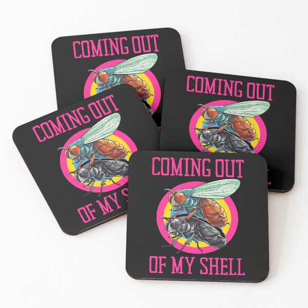 Item preview, Cicadas Summer, Coming Out Of My Shell, Best Gift for Cicada Brood Enthusiast LGBTQ Pansexual Flag Colors designed and sold by Savchuk-Vova.