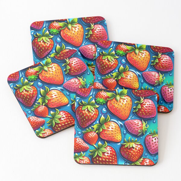 Item preview, Sweet Delicious Strawberry Fruit Pattern designed and sold by TheArtOfPat.