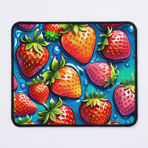 Item preview, Sweet Delicious Strawberry Fruit Pattern designed and sold by TheArtOfPat.