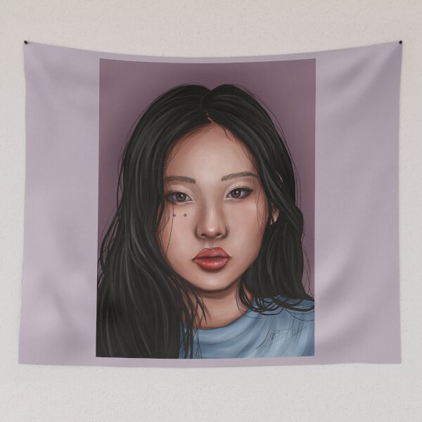 Item preview, Bibi face portrait drawing designed and sold by lordmooh.