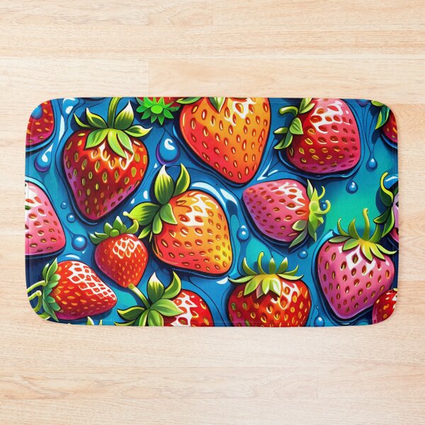 Item preview, Sweet Delicious Strawberry Fruit Pattern designed and sold by TheArtOfPat.