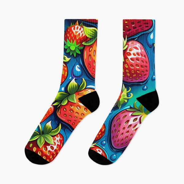 Item preview, Sweet Delicious Strawberry Fruit Pattern designed and sold by TheArtOfPat.