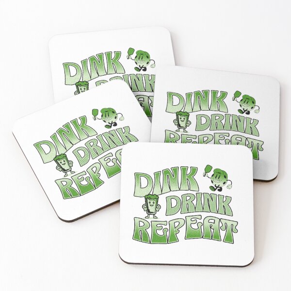 Item preview, Dink Drink Repeat Pickleball Shirt designed and sold by TailgatingJawns.