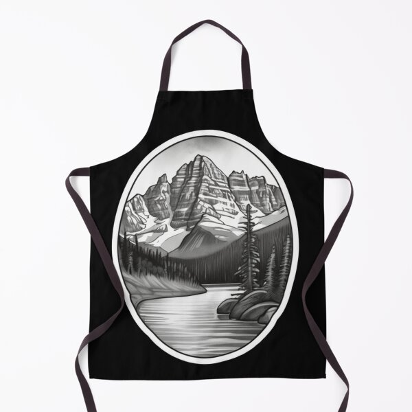 Item preview, sketching canadian rockies, designed and sold by EuropeanPrints.