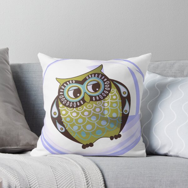 Item preview, Owl In A Purple bubble - Fantastic Owl Art / Tshirt Design designed and sold by Very Peculiar.
