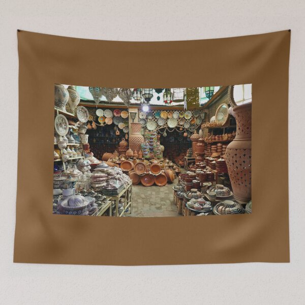 Item preview, Pottery shop, Taroudant, Morocco 1 designed and sold by paulboizot.