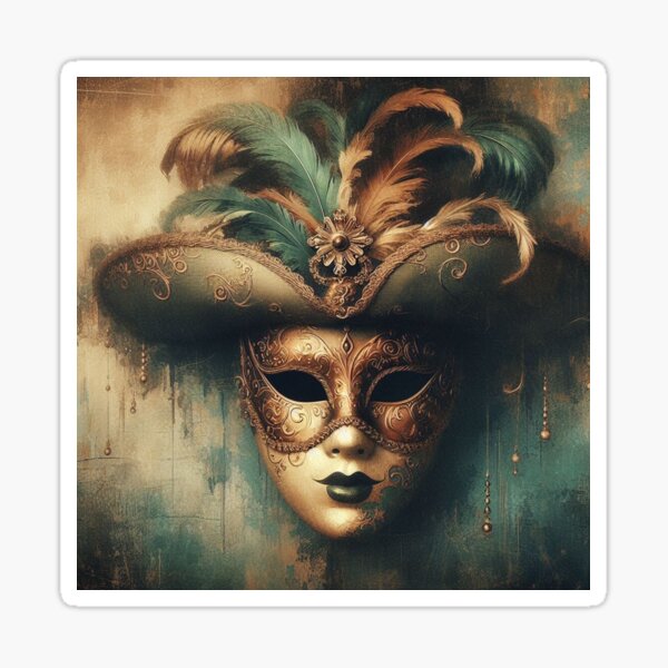 Item preview, Venetian mask designed and sold by Nicolette Vermeulen.