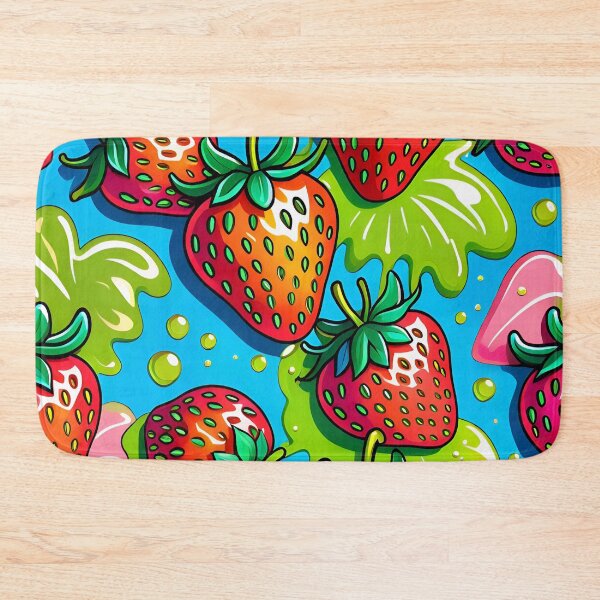 Item preview, Sweet Delicious Strawberry Fruit Pattern designed and sold by TheArtOfPat.