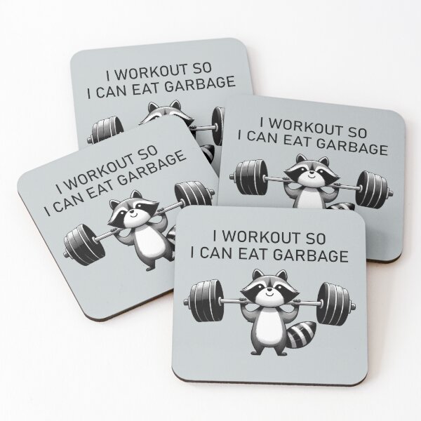 Item preview, I WORKOUT SO I CAN EAT GARBAGE designed and sold by La-Nuna.
