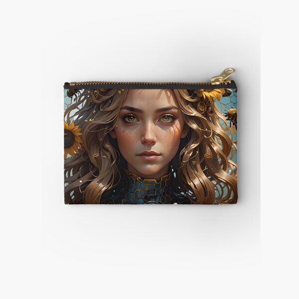 Item preview, Queen bee in a maze of sunflowers. designed and sold by murielsfaith.