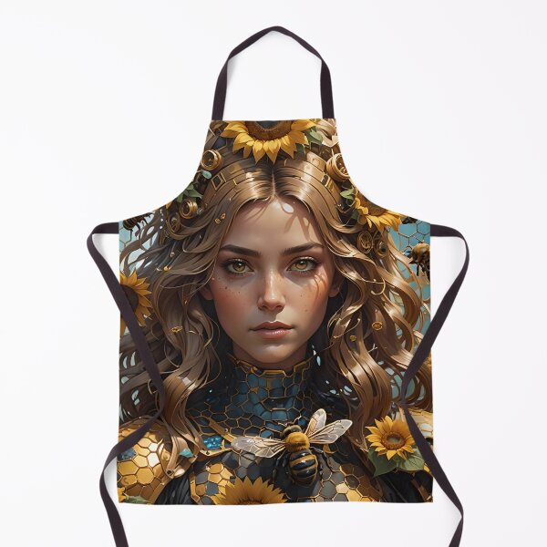 Item preview, Queen bee in a maze of sunflowers. designed and sold by murielsfaith.