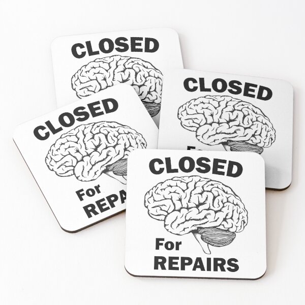 Item preview, Brain Closed For Repairs designed and sold by Esskay Designs.