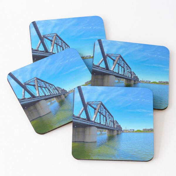Item preview, Tempe Town Lake Railroad Bridge designed and sold by Image-Prints.