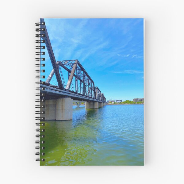 Item preview, Tempe Town Lake Railroad Bridge designed and sold by Image-Prints.