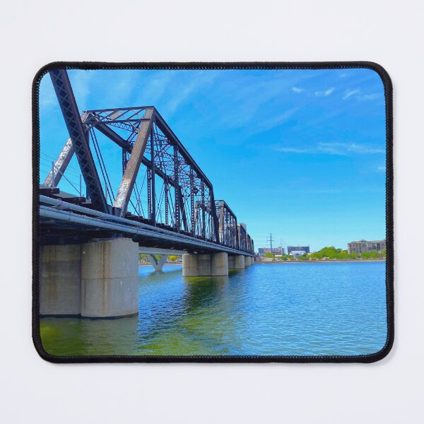 Item preview, Tempe Town Lake Railroad Bridge designed and sold by Image-Prints.