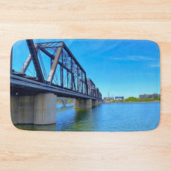 Item preview, Tempe Town Lake Railroad Bridge designed and sold by Image-Prints.