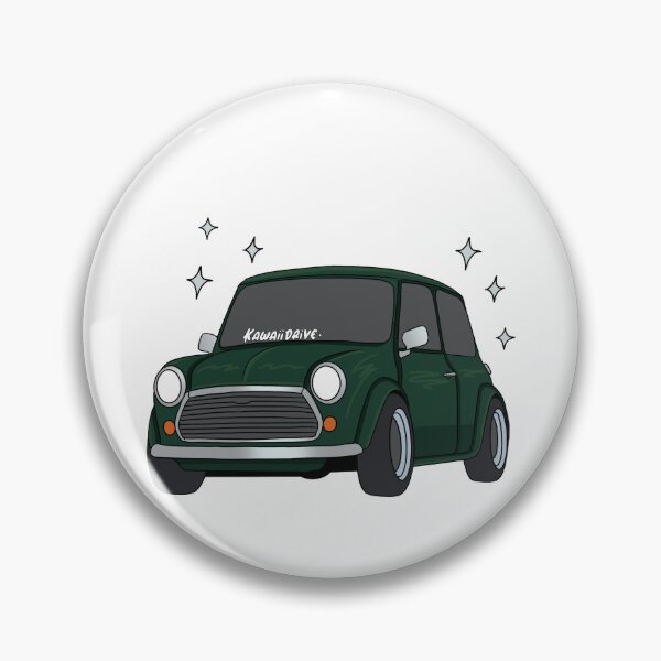 Item preview, Green Classic Mini designed and sold by Kawaii Drive.