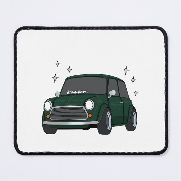 Item preview, Green Classic Mini designed and sold by Kawaii Drive.