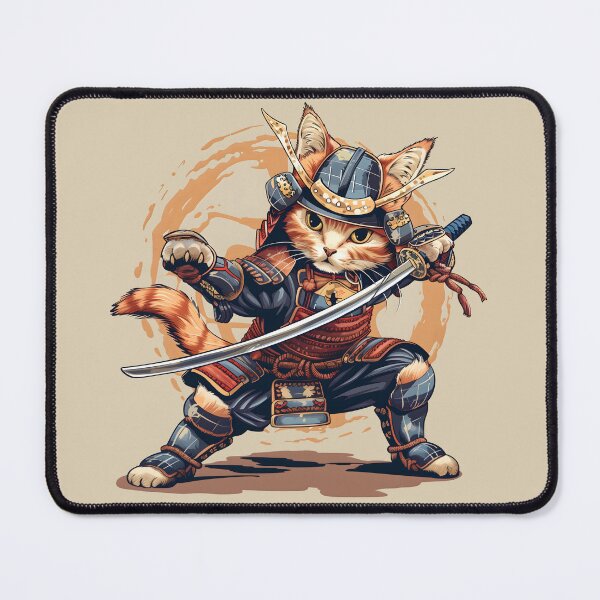 Item preview, Cat Samurai Ready to Fight designed and sold by YUI Works.