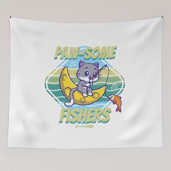 Item preview, Paw-some Fishers designed and sold by Belarte.shop.