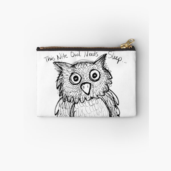 Item preview, INSOMNIAC OWL DOODLE designed and sold by cjwheelwright.