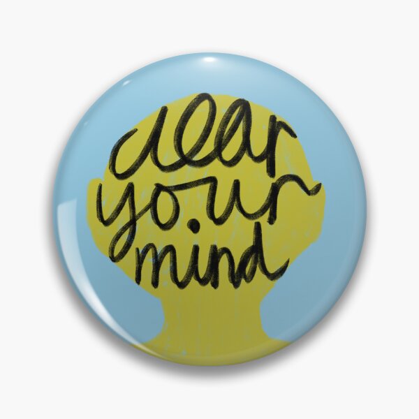 Item preview, Clear Your Mind Typography designed and sold by louweasely.